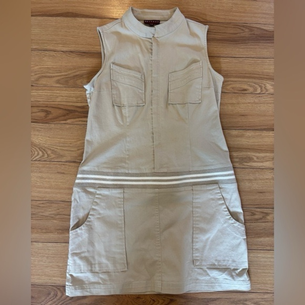 Vintage Khaki Cotton Nevada Dress